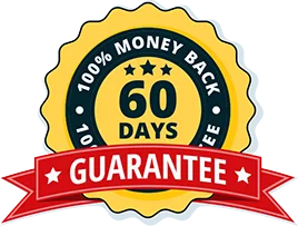 60-day money-back guarantee seal